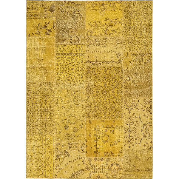 Bungalow Rose Hand Knotted Cotton Geometric Rug Wayfair